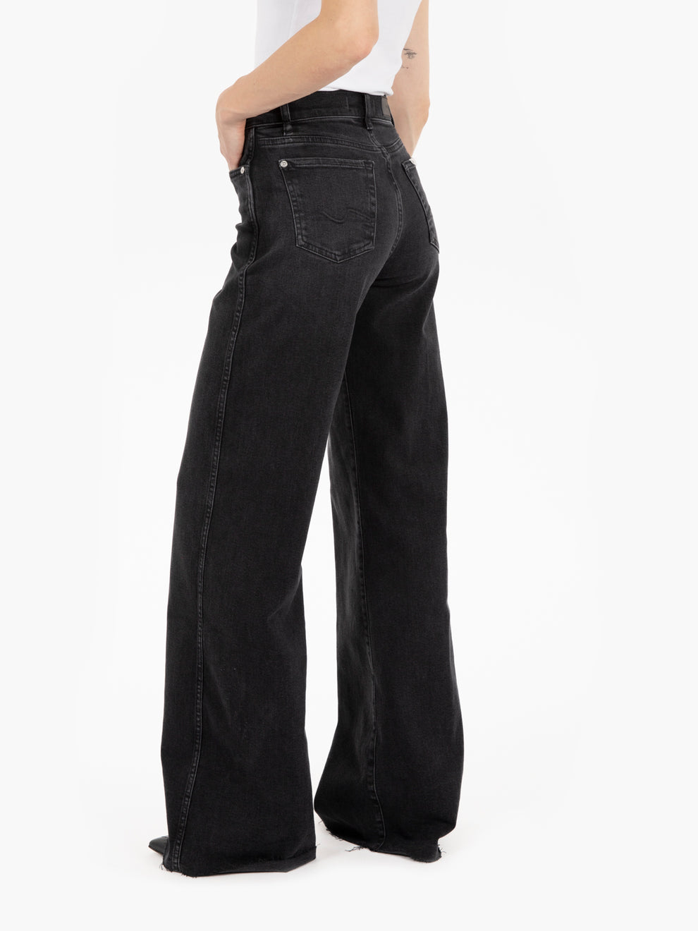 Lotta luxe vintage black topline jeans