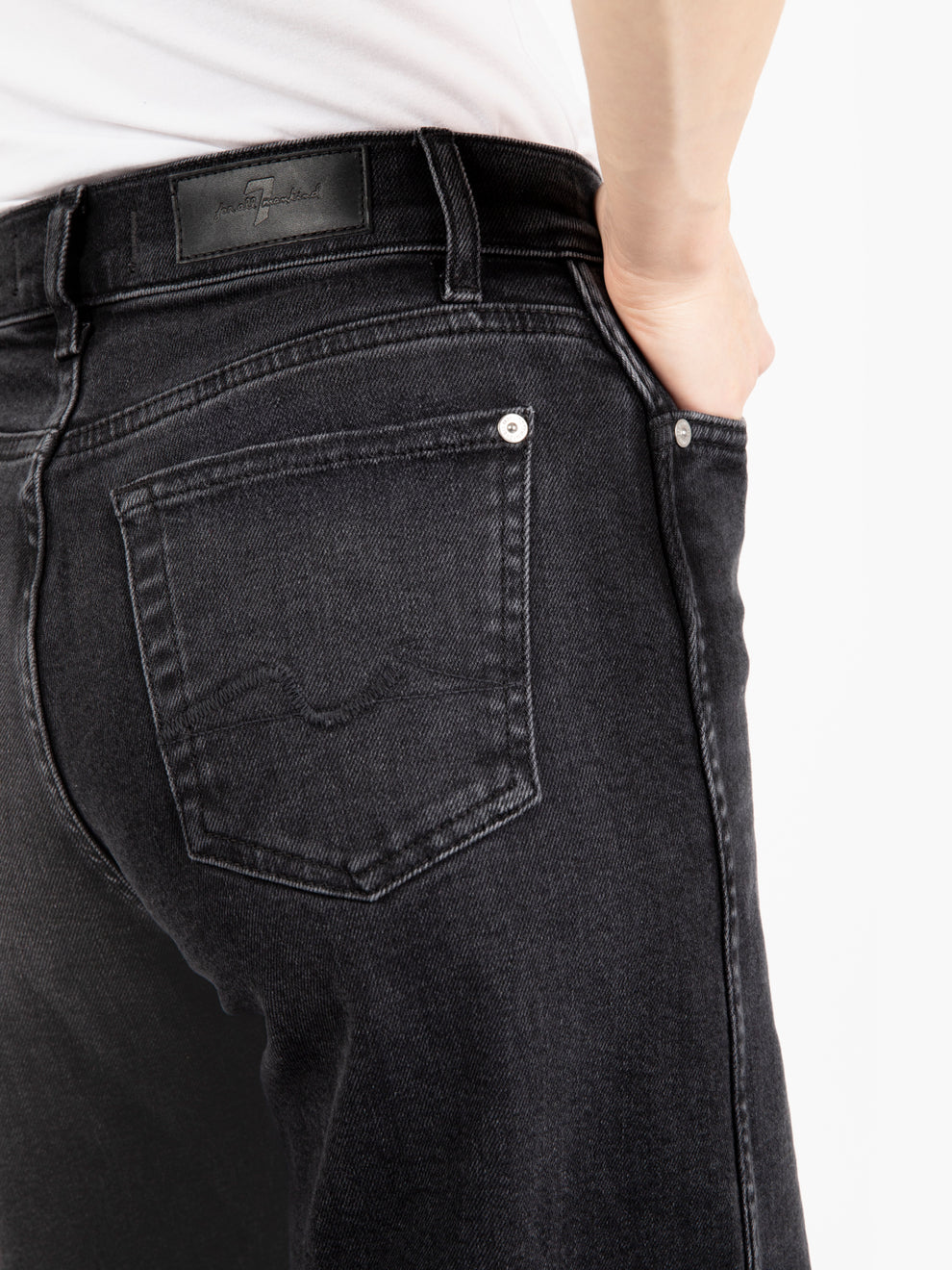 Lotta luxe vintage black topline jeans
