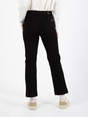 7 FOR ALL MANKIND - Jeans straight crop Soho Night black