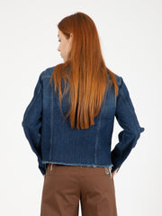 7 FOR ALL MANKIND - Koko Jacket Slim Illusion denim scuro