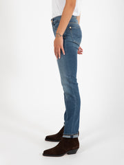 7 FOR ALL MANKIND - Roxanne Luxe Vintage blueprint dark blue