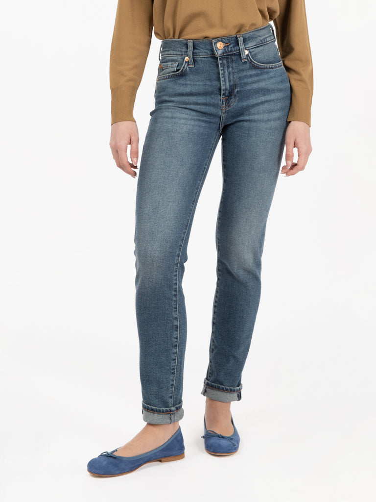 7 FOR ALL MANKIND - Roxanne luxe vintage sea level dark blue