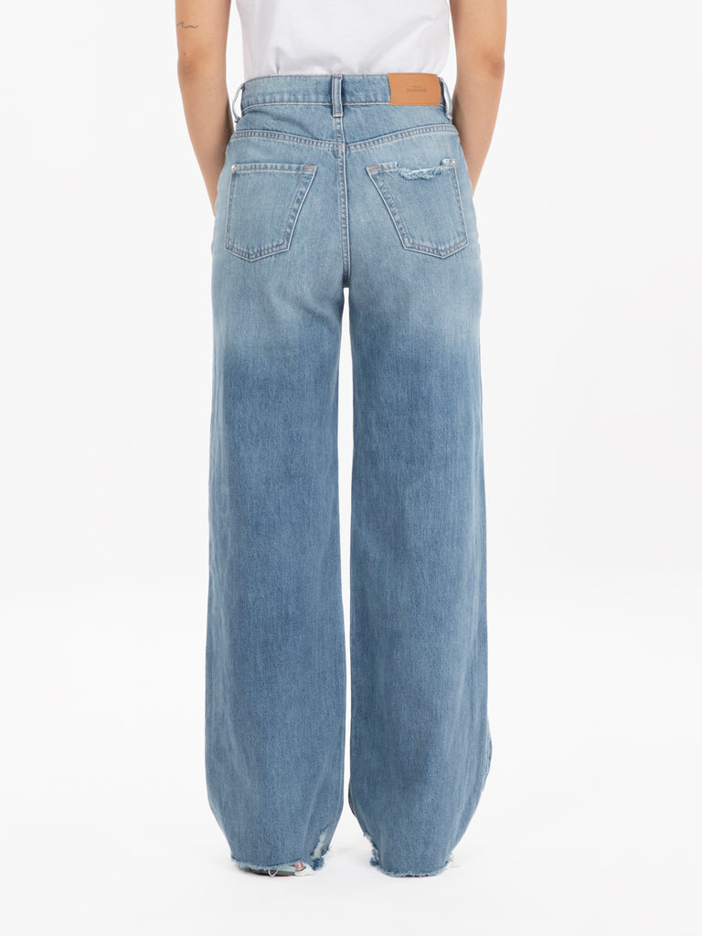 7 FOR ALL MANKIND - Scout Wanderlust wide leg mid blue