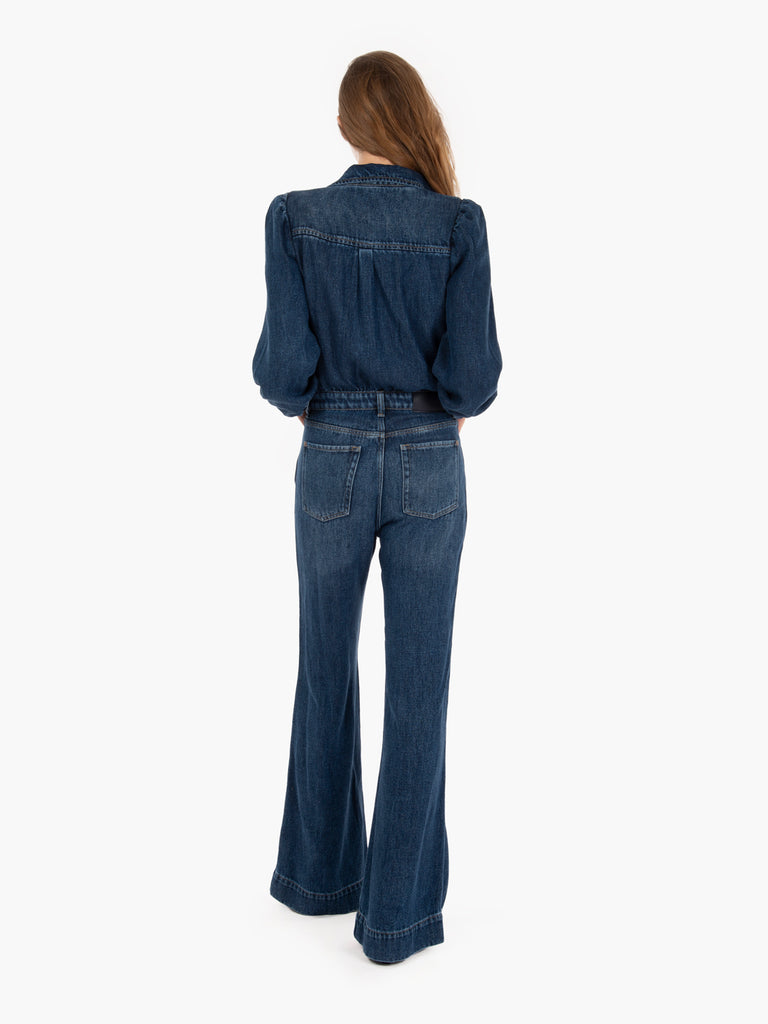 7 FOR ALL MANKIND - Tailored jumpsuit go getter mid blue