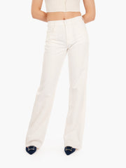 7 FOR ALL MANKIND - Tess trouser linen Ostuni white