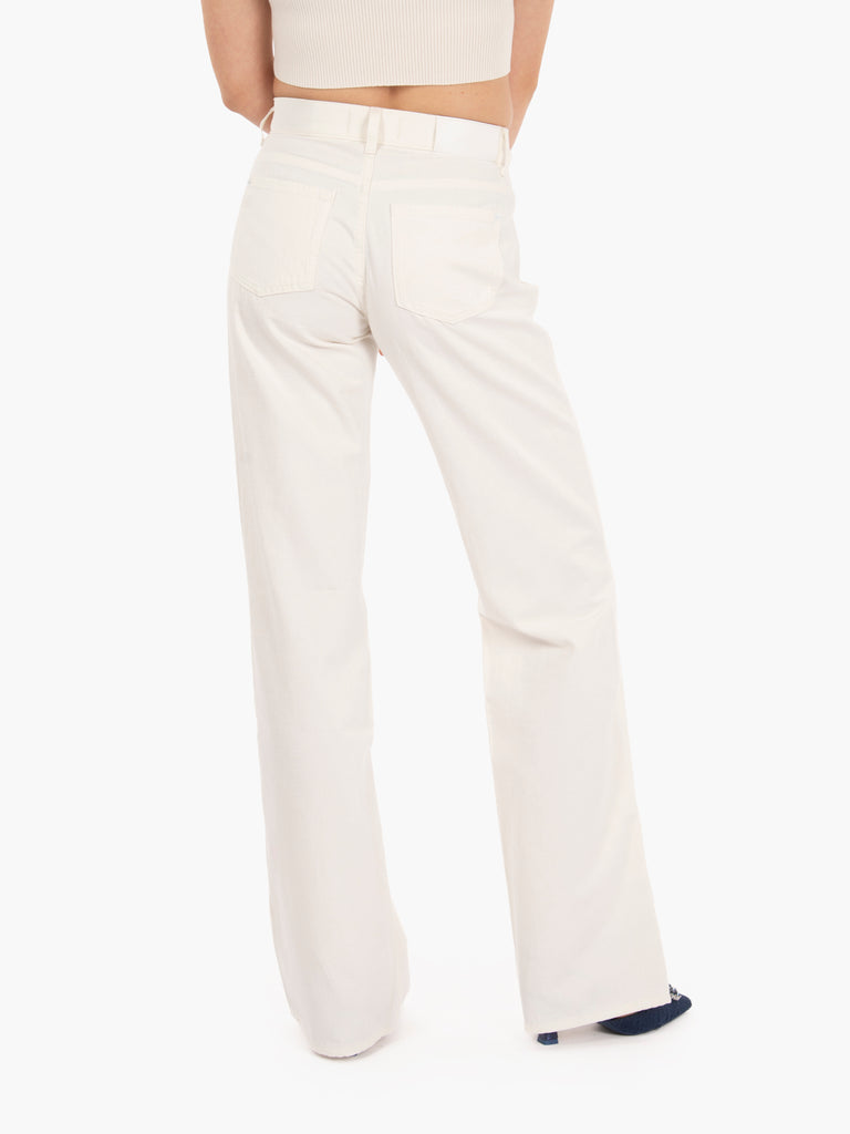 7 FOR ALL MANKIND - Tess trouser linen Ostuni white