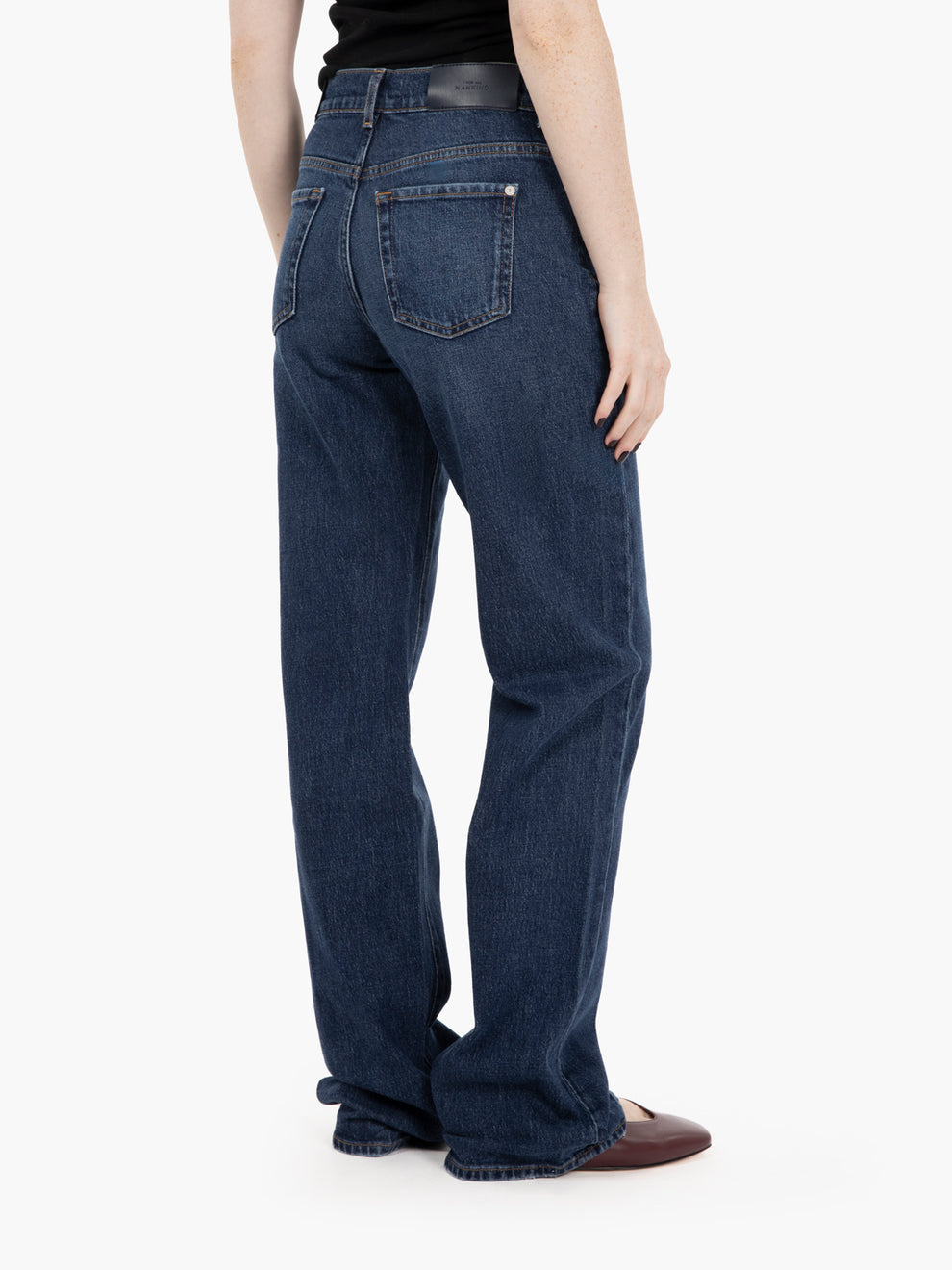Tess blue denim radar trouser