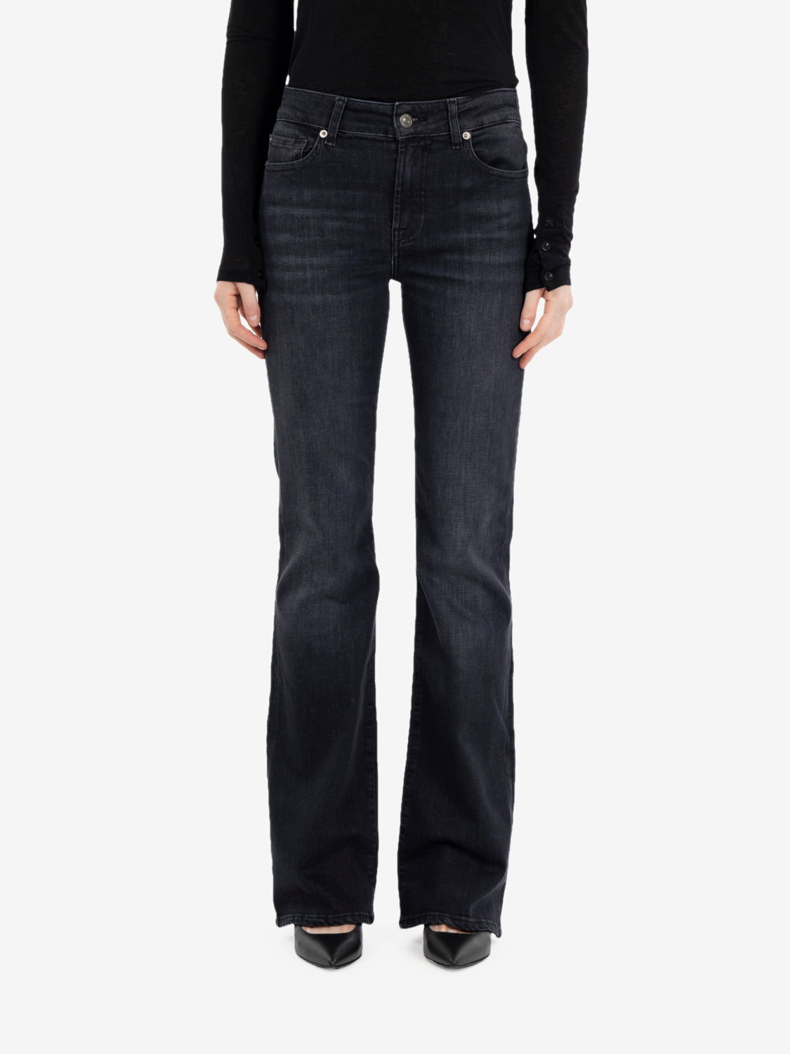 The Leggy Bootcut carbon storm