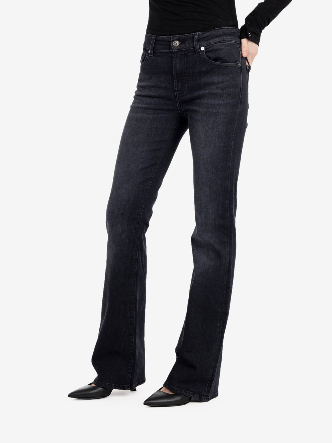 The Leggy Bootcut carbon storm