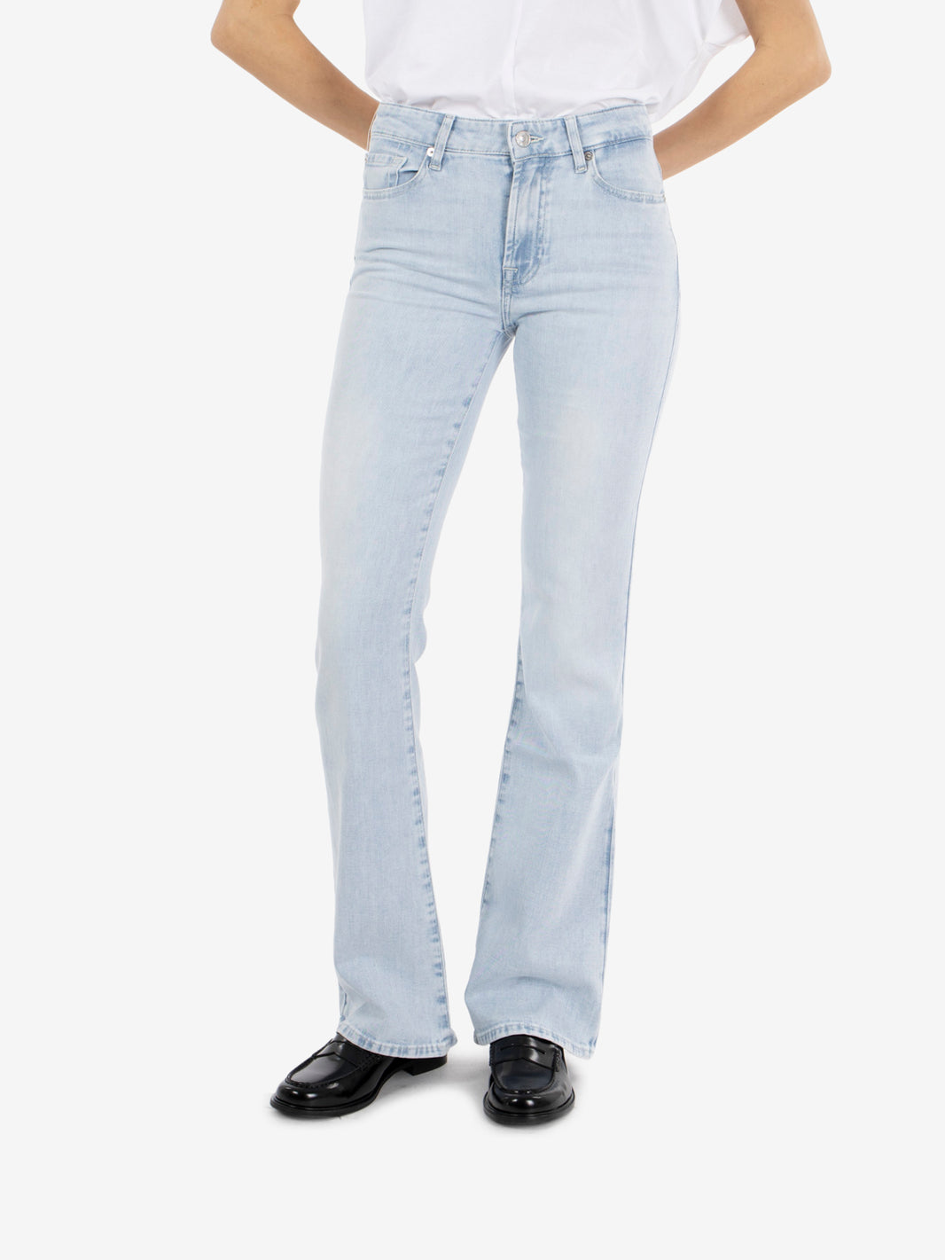 The Leggy bootcut dewdrop light blue