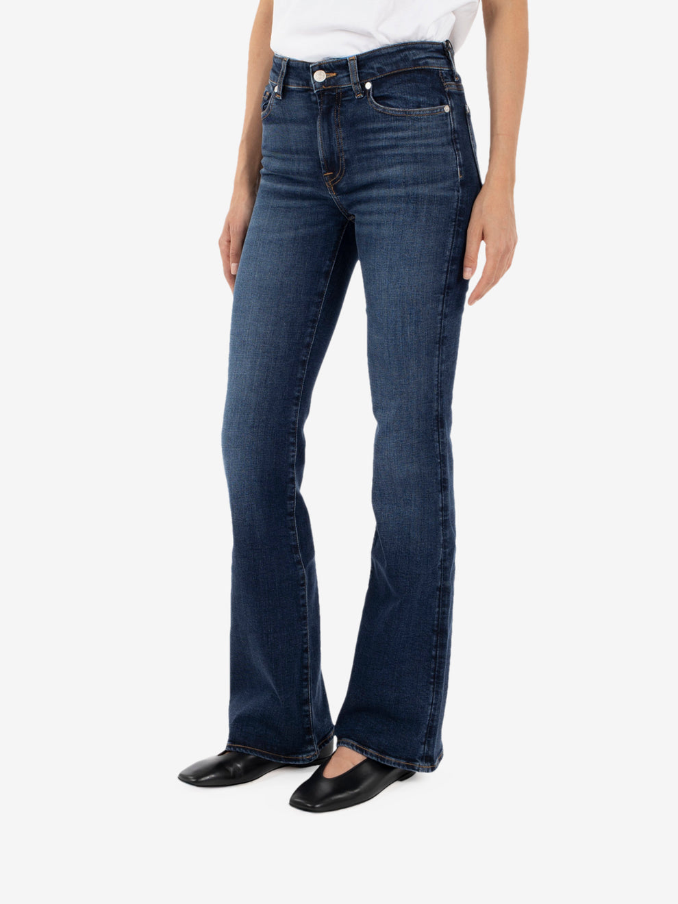 The Leggy Bootcut midnight fade