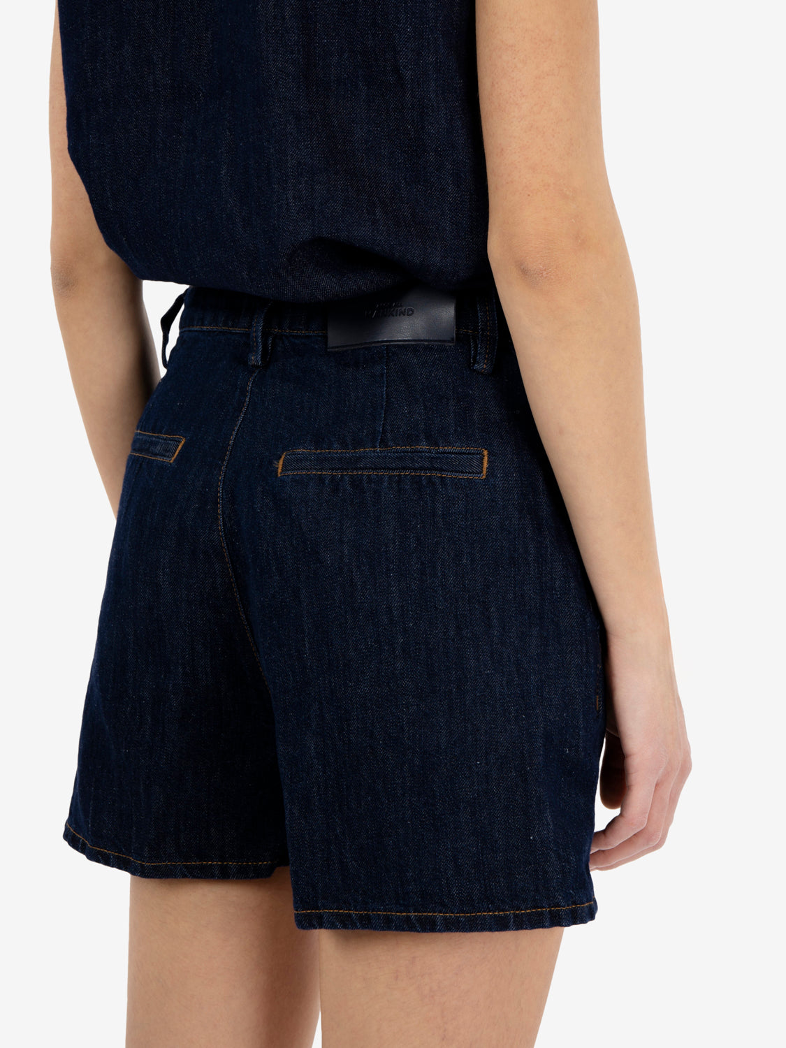 Trouser shorts blossom dark blue