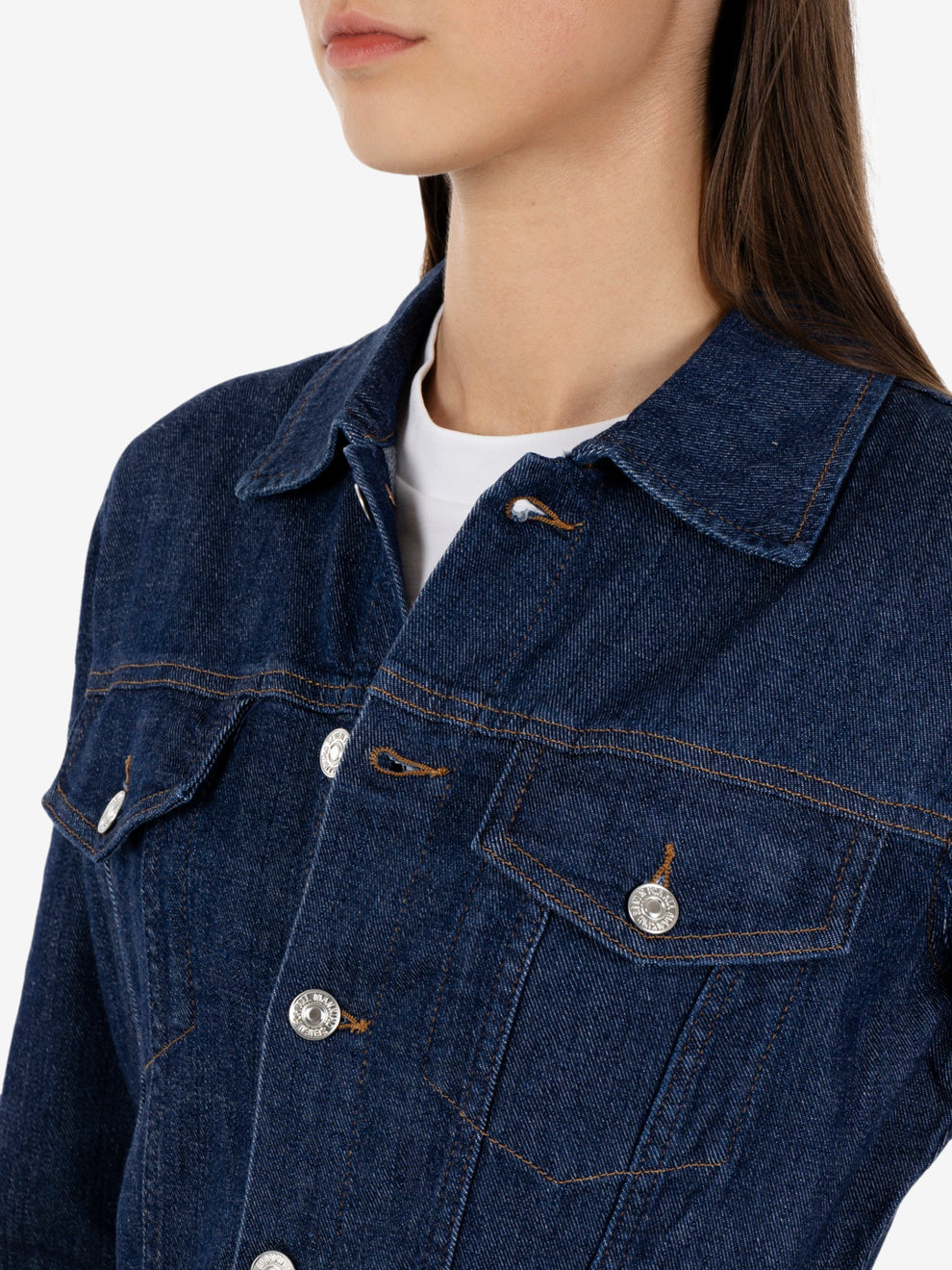 Utility Maxi Dress Halona denim blu
