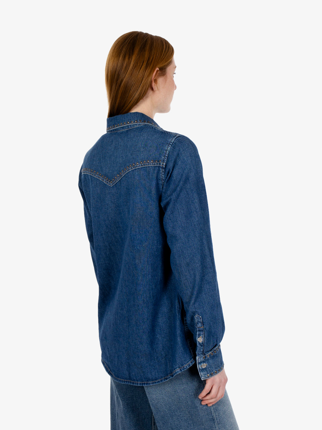 Western shirt Street Wise with mid blue