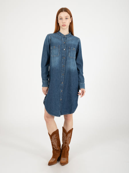 Yumy Shirt Dress Resolution dark blue