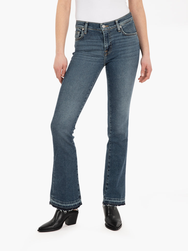 7 FOR ALL MANKIND - Bootcut tailorless Bay mid blue