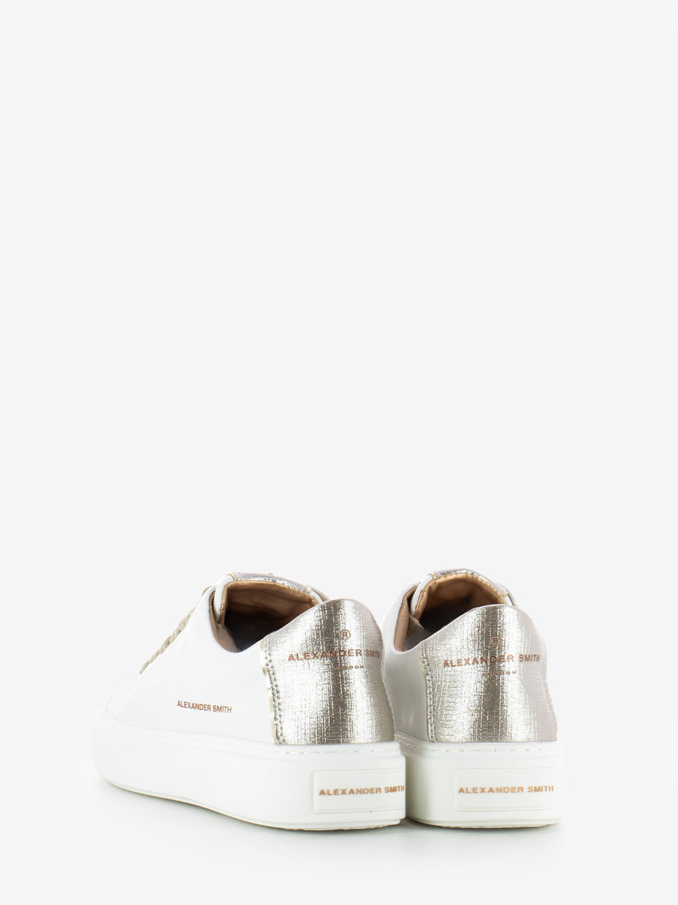 Sneakers London white / gold