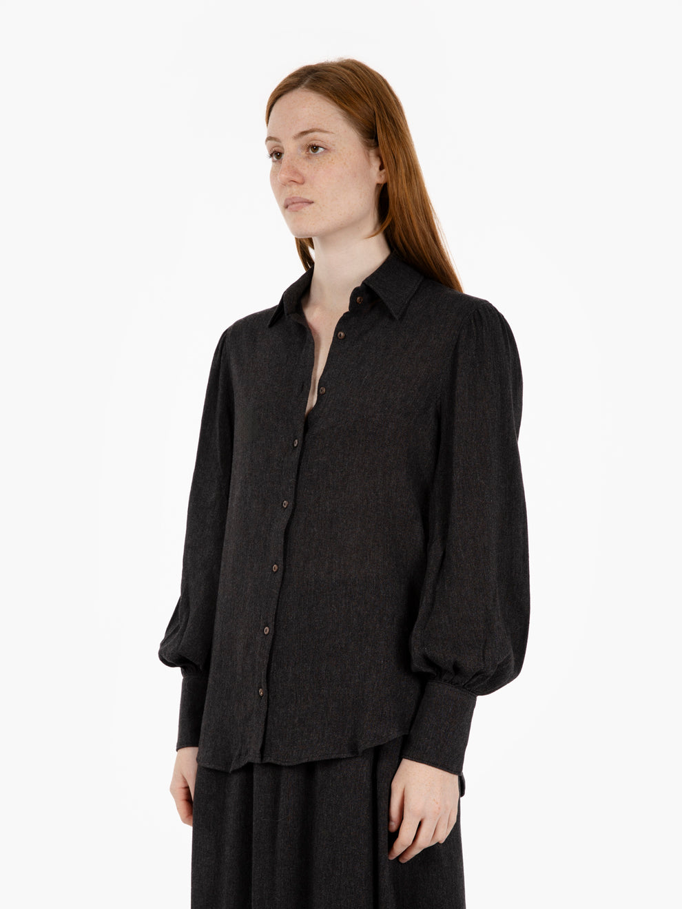 Candra anthracite shirt