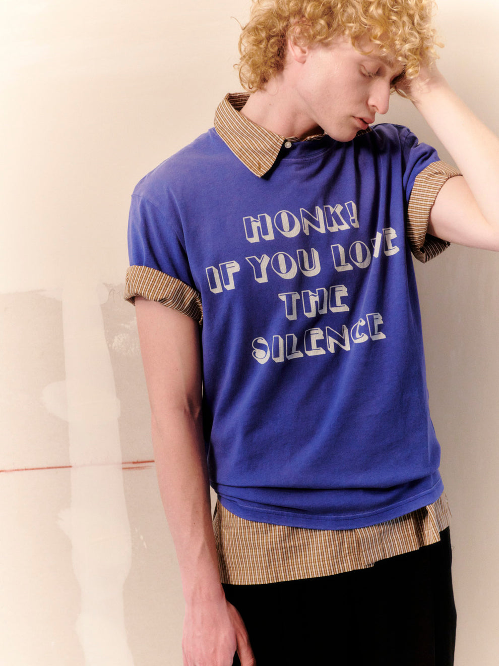 Honk tee limoges blue