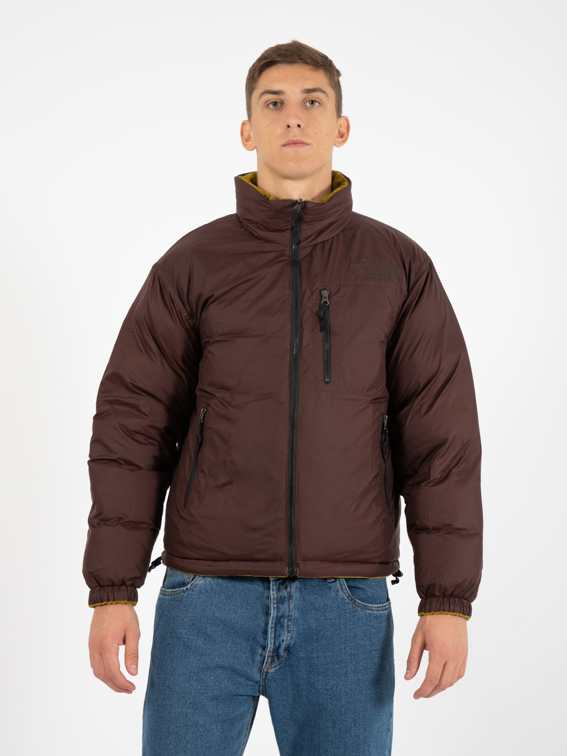 Giubbotto M92 reversible nuptse sulphur moss
