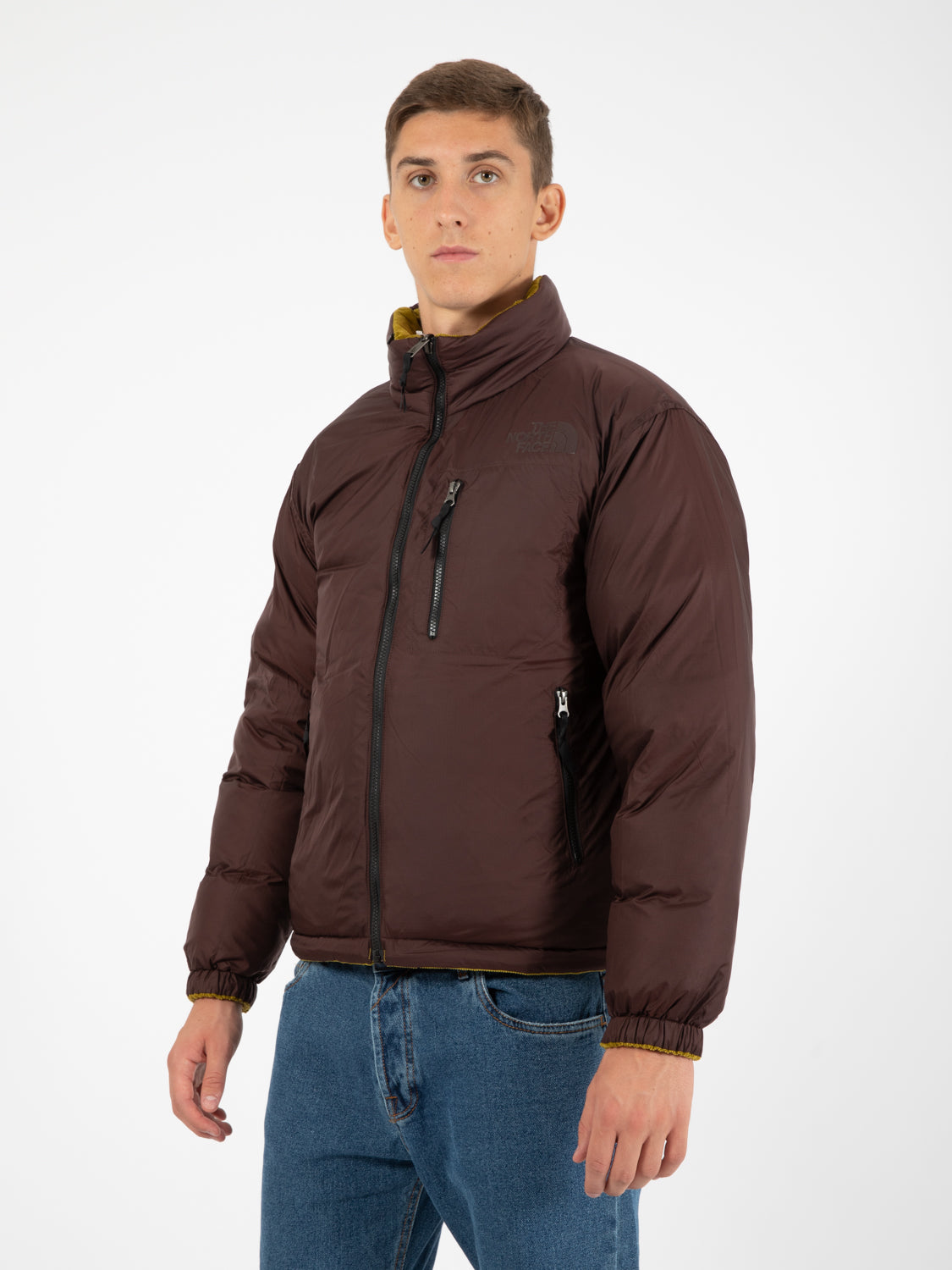 Giubbotto M92 reversible nuptse sulphur moss