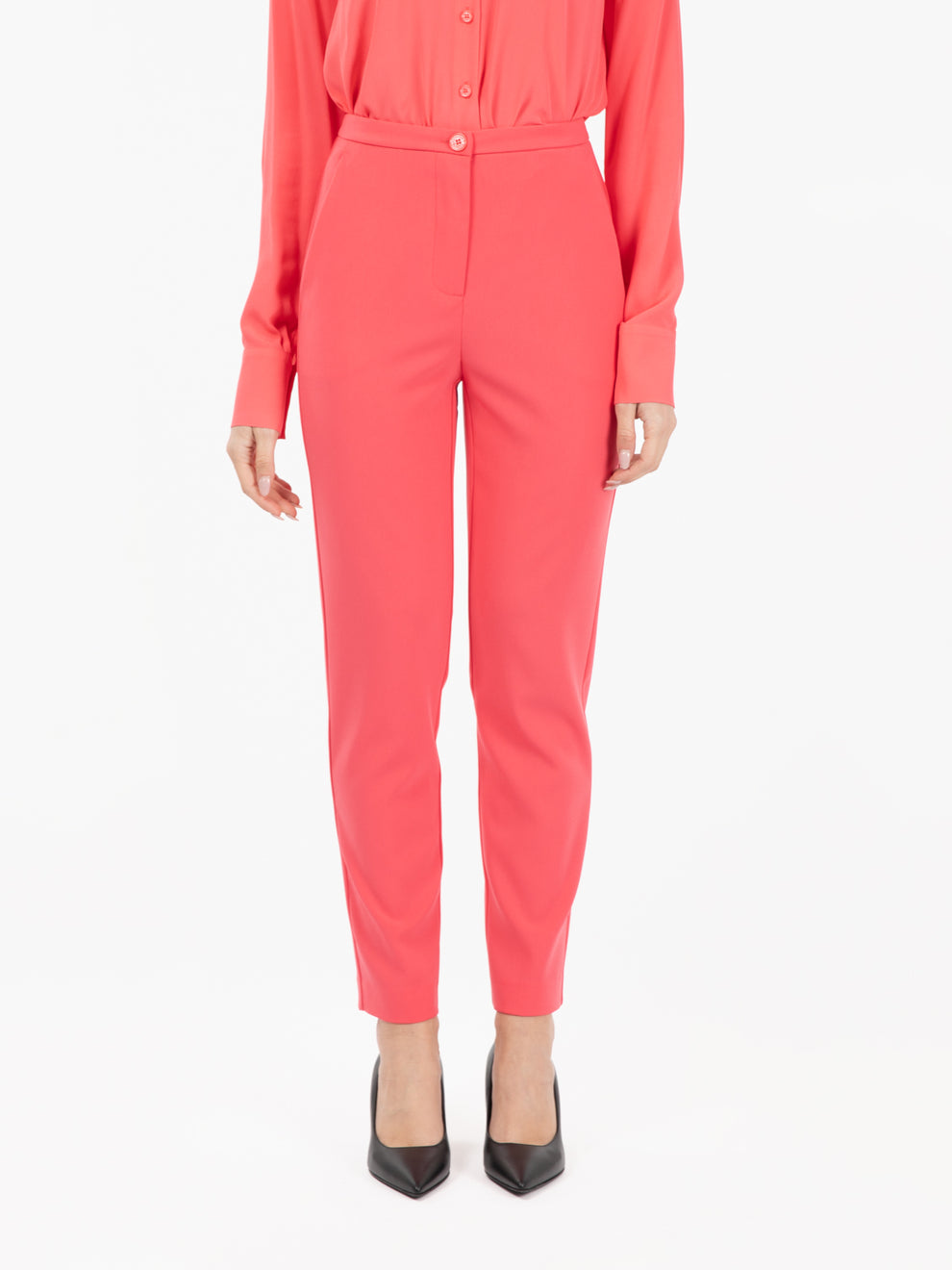 Pantaloni a sigaretta Essential fuxia