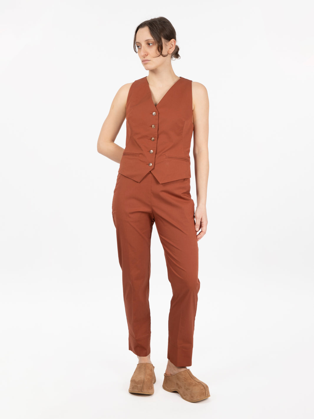 Gilet avvitato sequoia