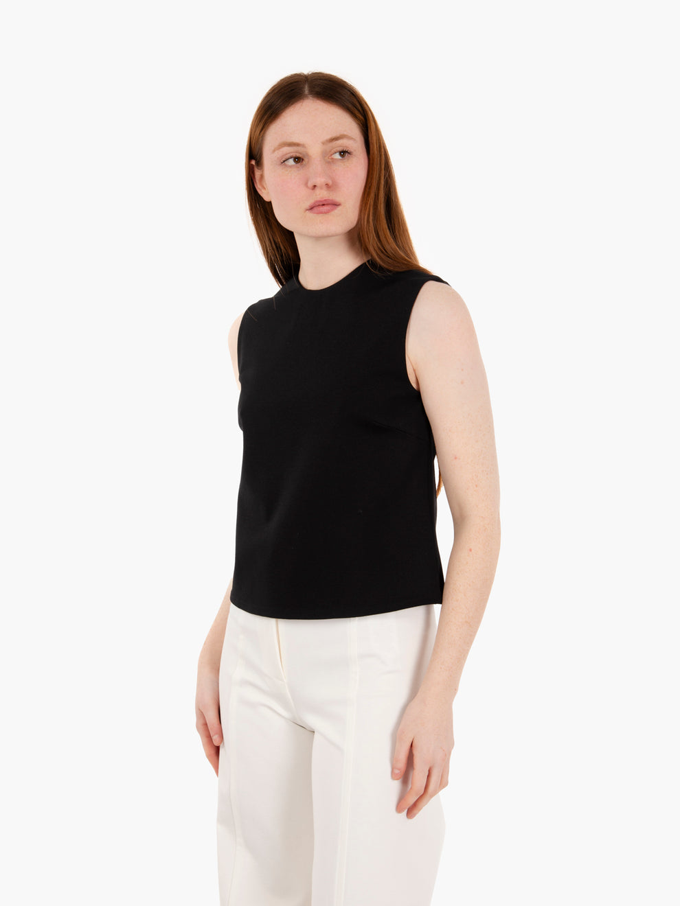 Blusa senza maniche nero