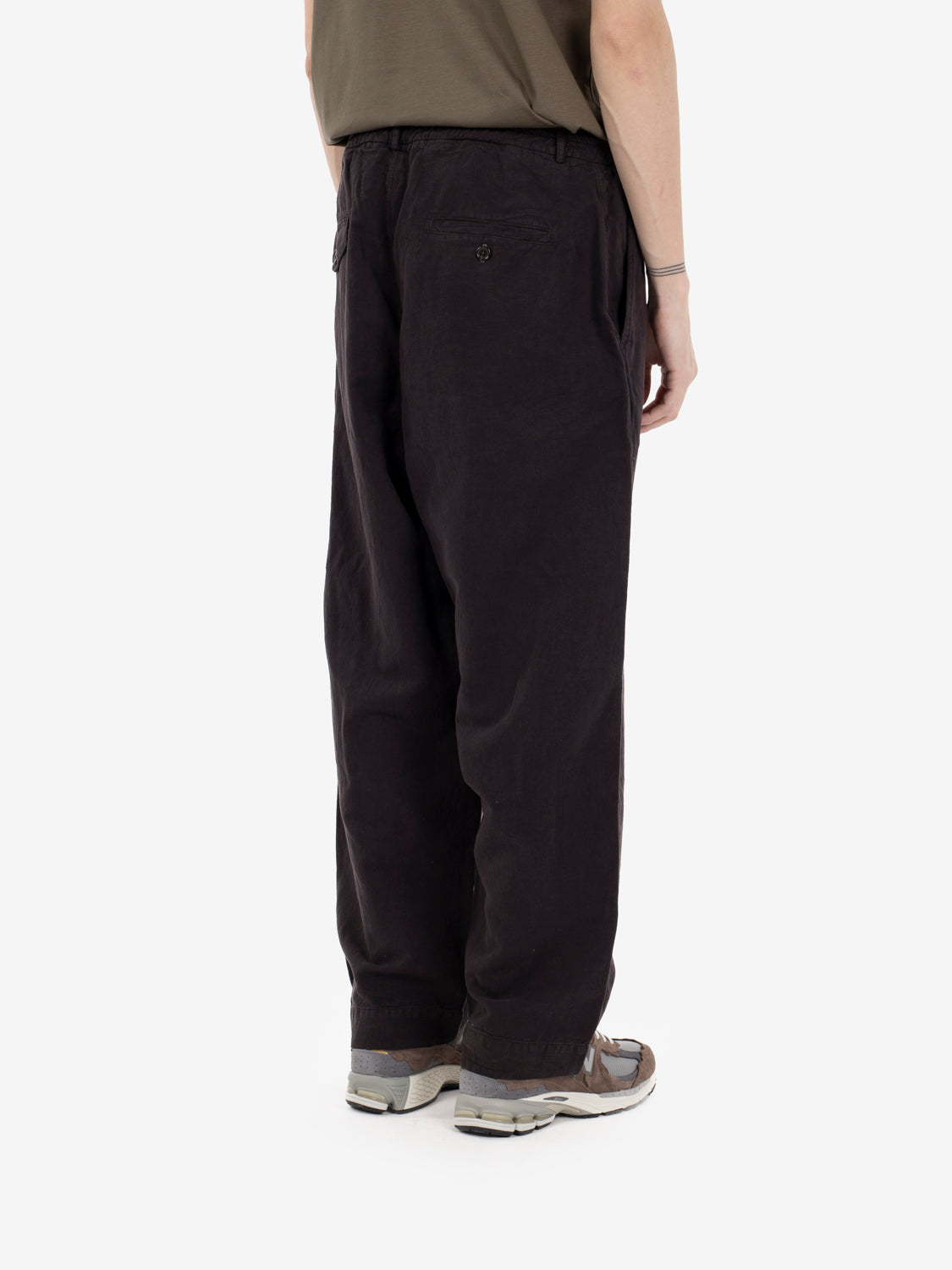 Oxford pant lyo linen mix licorice