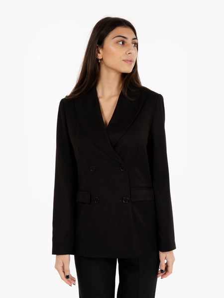 Blazer doppiopetto nero