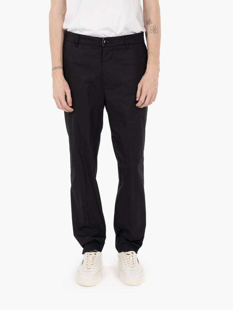 STIMM - Pantaloni  Nettuno in tela paracadute nero