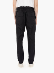 STIMM - Pantaloni  Nettuno in tela paracadute nero