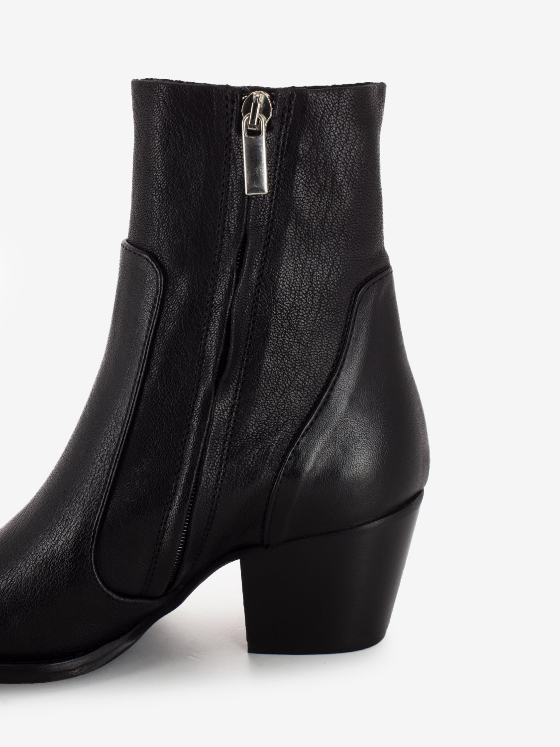 Tronchetti tex Julia in pelle neri