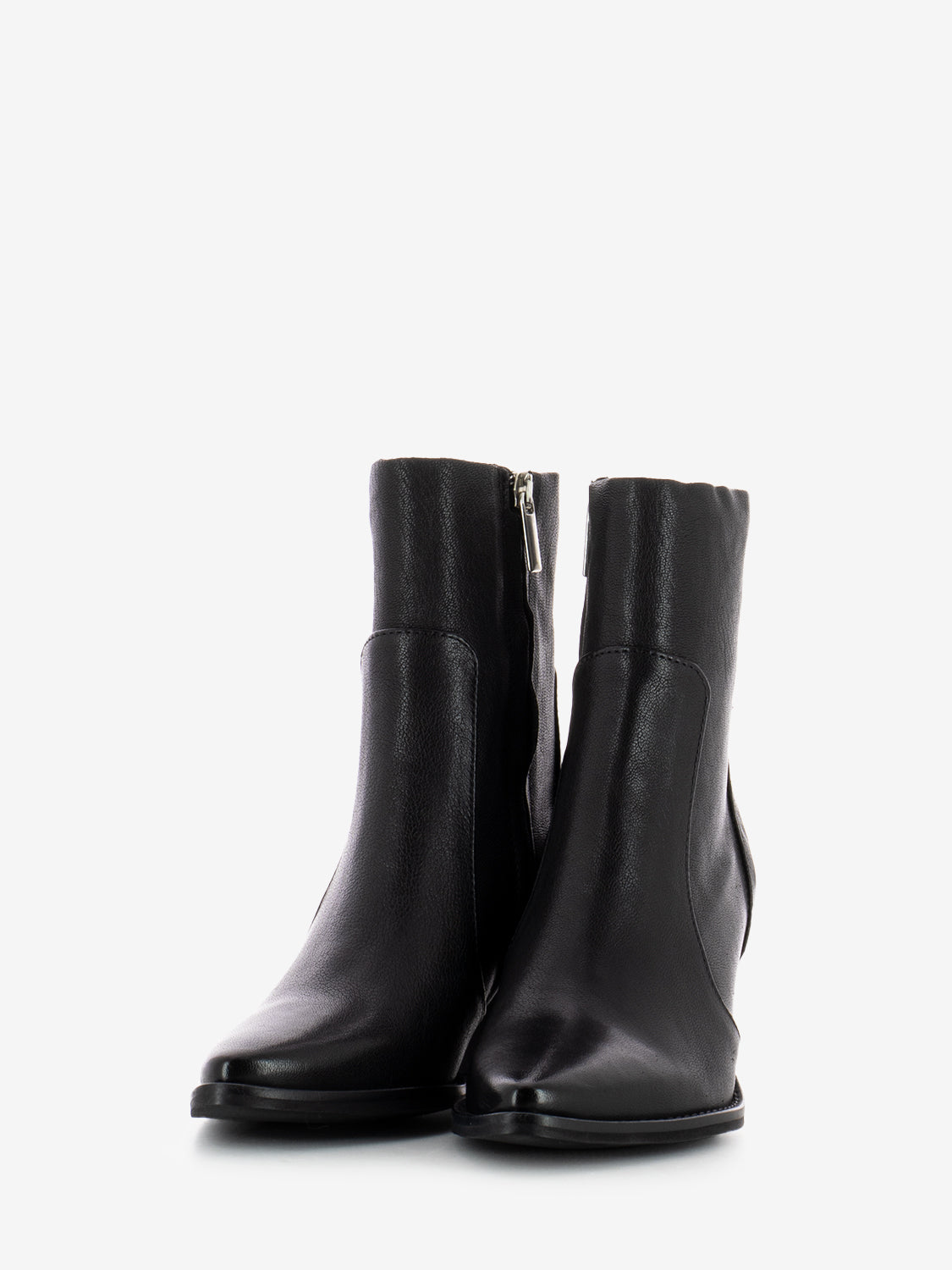 Tronchetti tex Julia in pelle neri