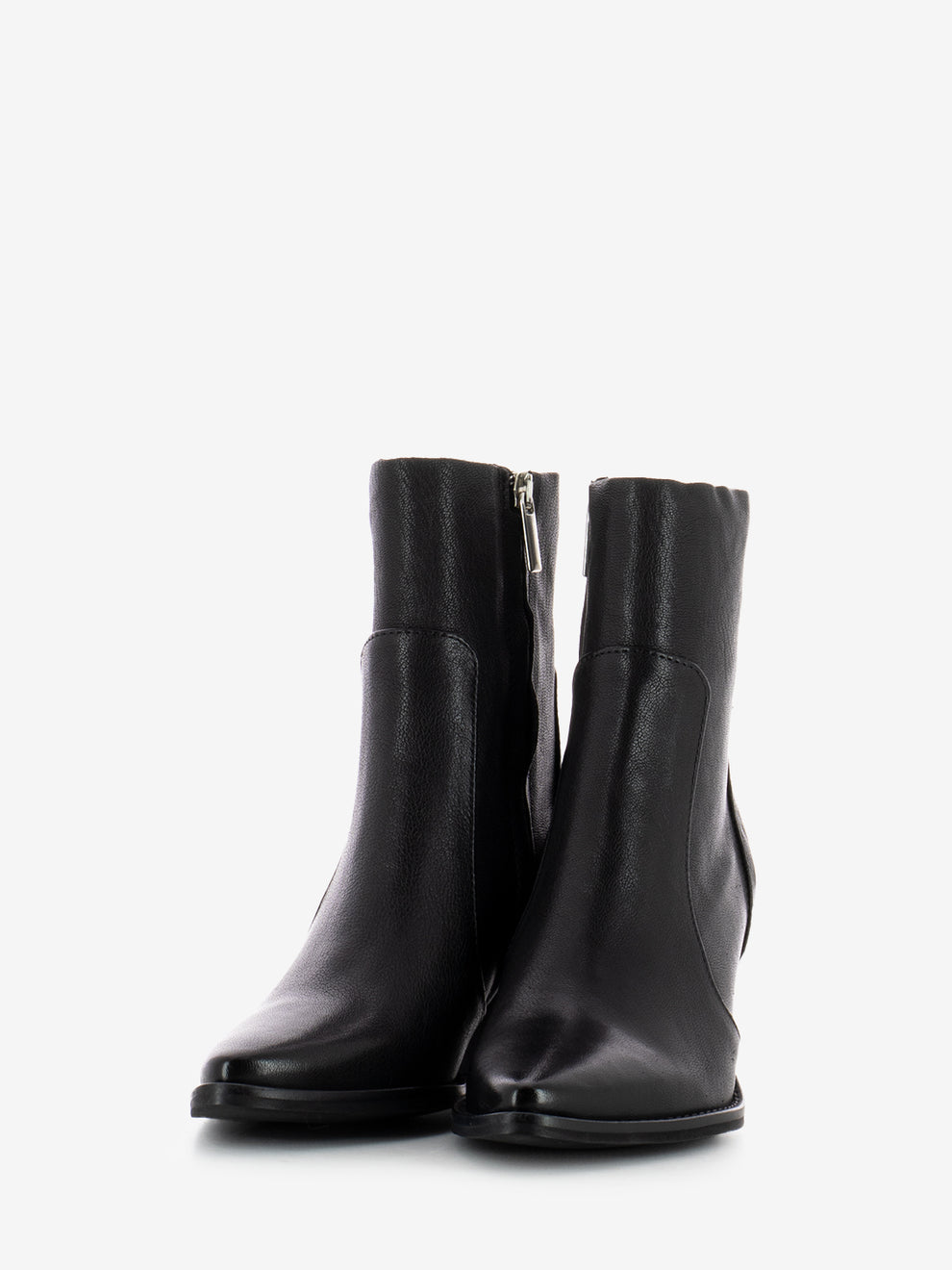 Tronchetti tex Julia in pelle neri