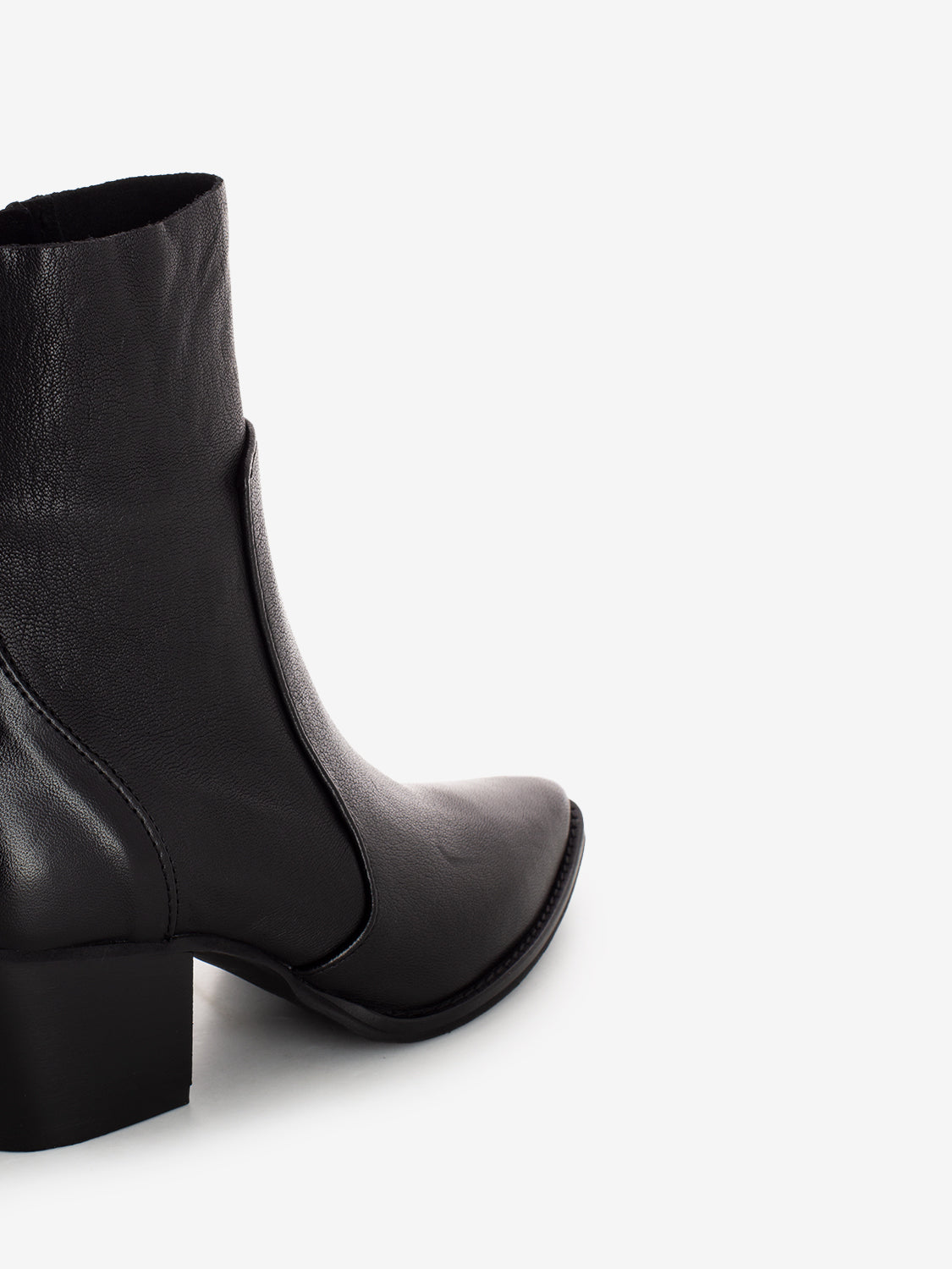 Tronchetti tex Julia in pelle neri