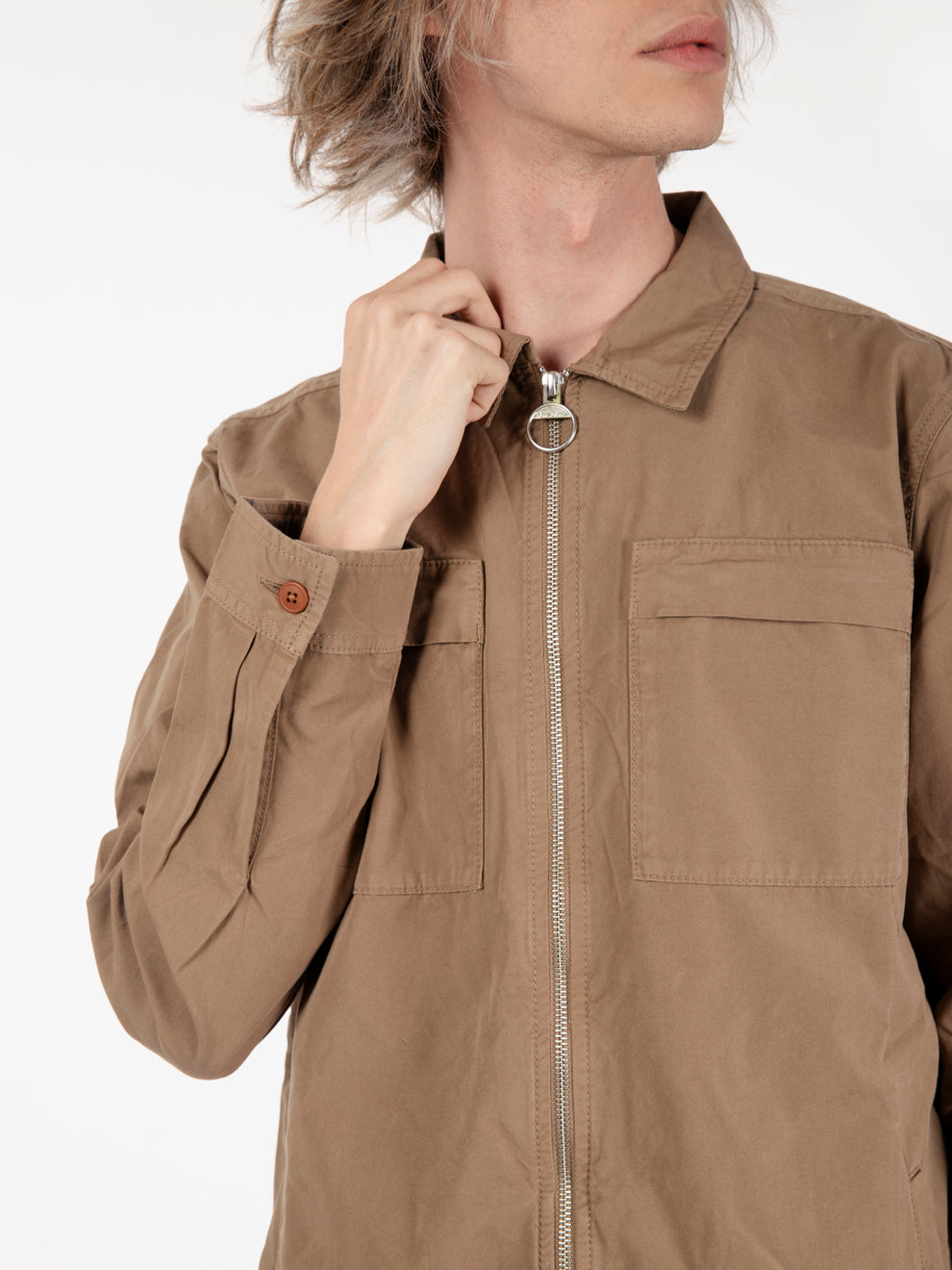 Glendale overshirt military brown