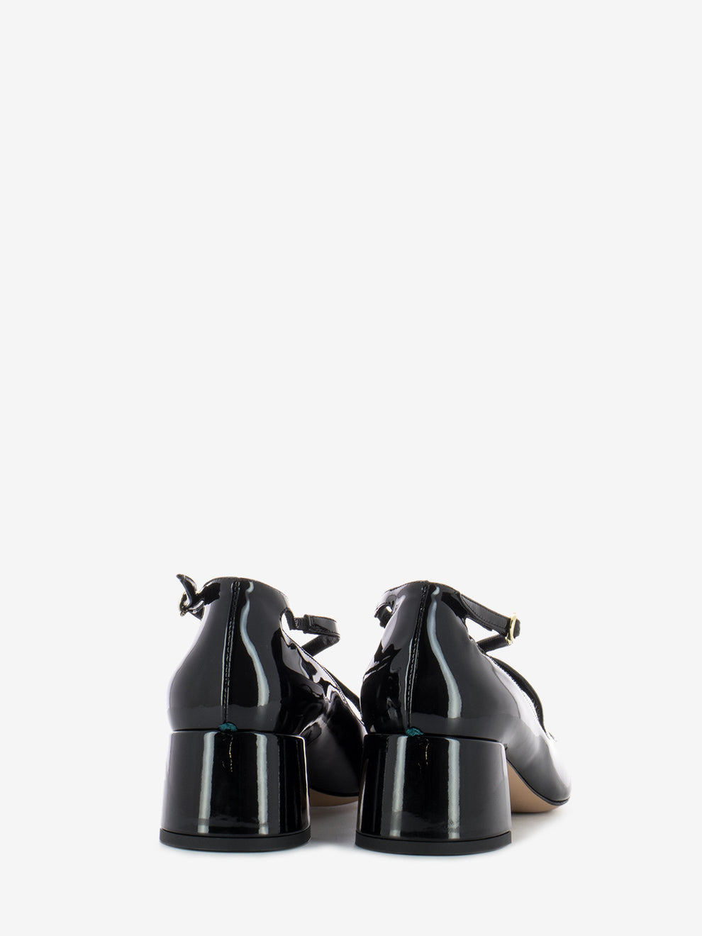 Scarpa con cinturini incrociati nero