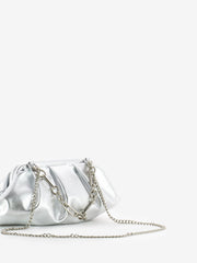 SCARLETT - Pochette con catena metal argento