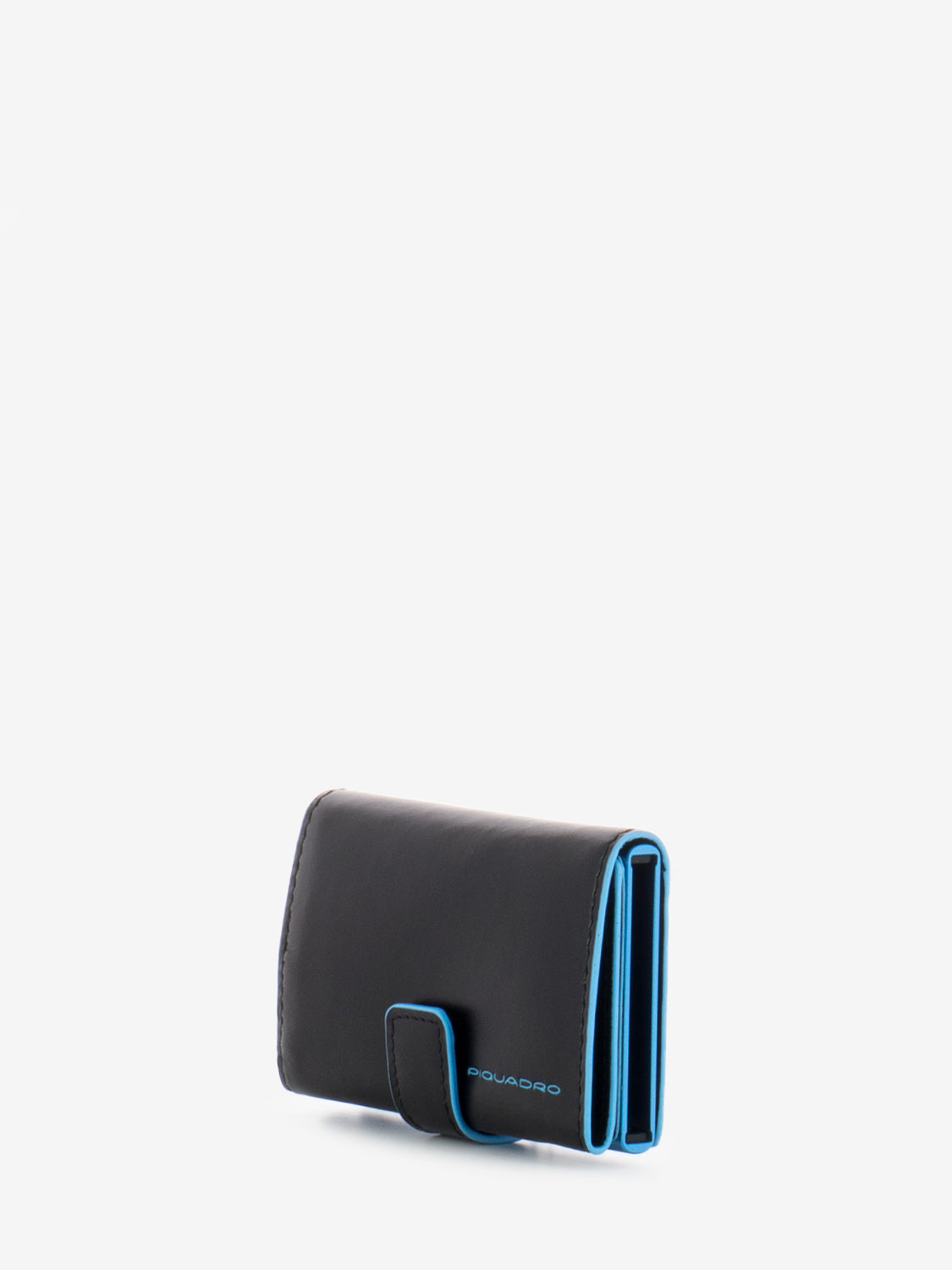 Black/Blue Metal Credit Card Holder