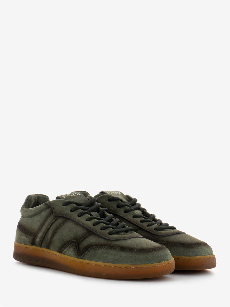 FABI - Sneakers in suede velour aloe