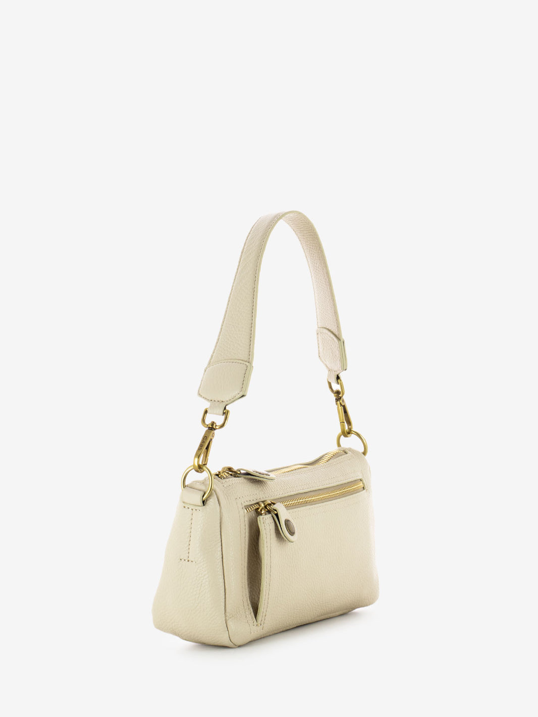 Borsa a spalla Lolly S gold / ecrù