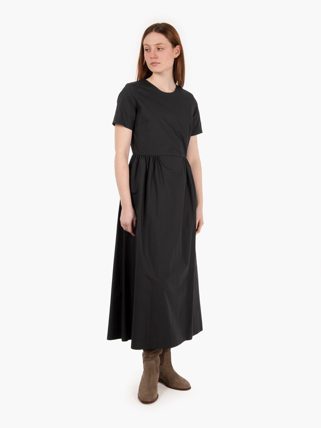 Abito lungo in cotone black