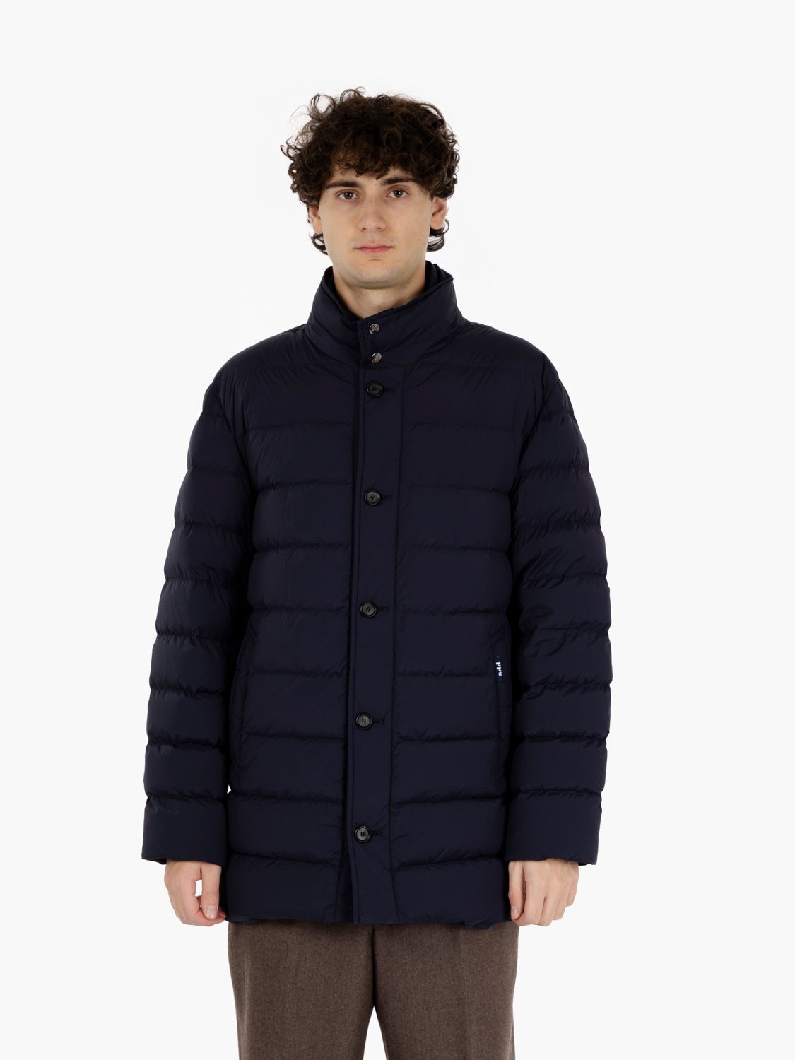 Down Coat detachable pacific blue
