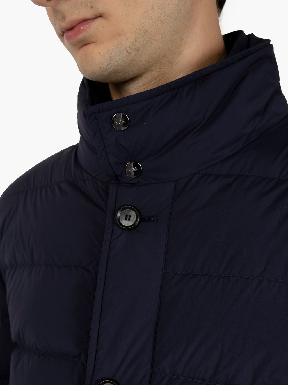 Down Coat detachable pacific blue