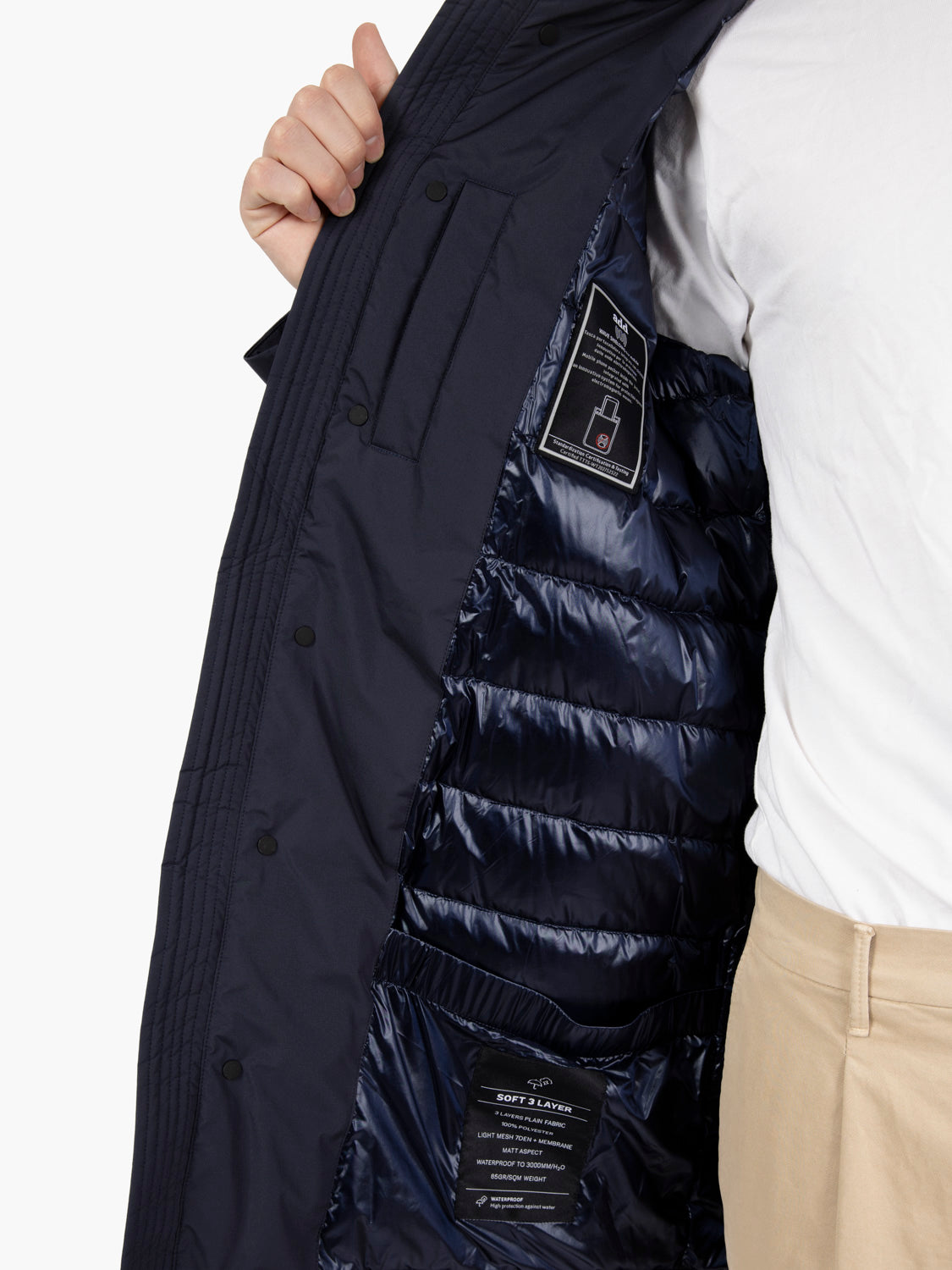 Giubbotto idrorepellente pacific blue