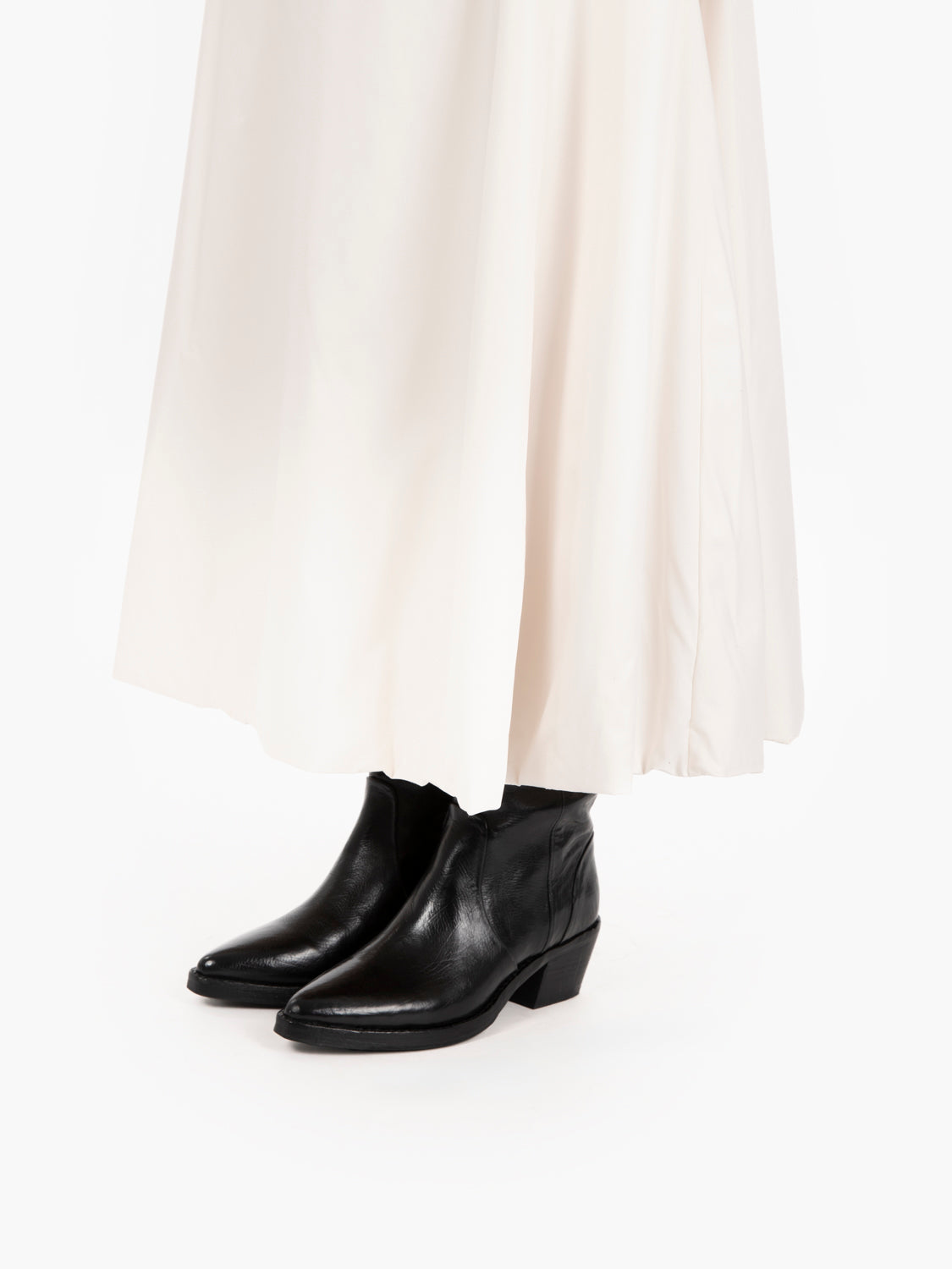 Rice padded midi skirt