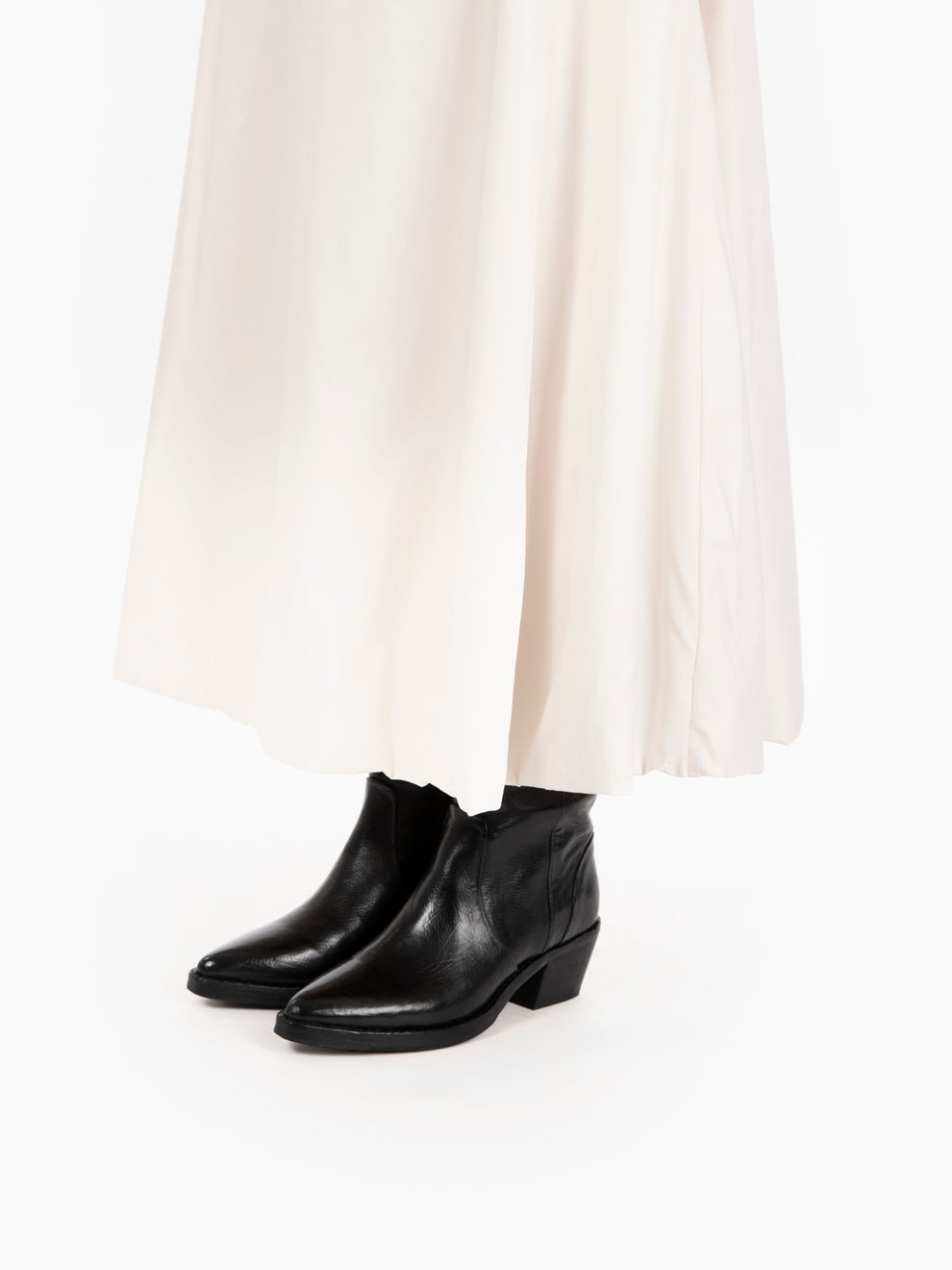Rice padded midi skirt