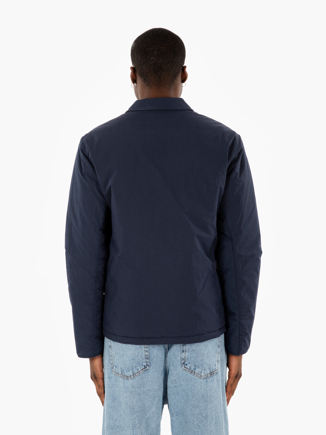Padded overshirt deep water