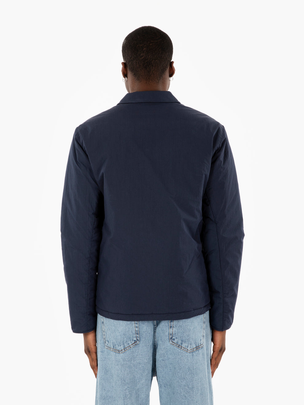 Padded overshirt deep water